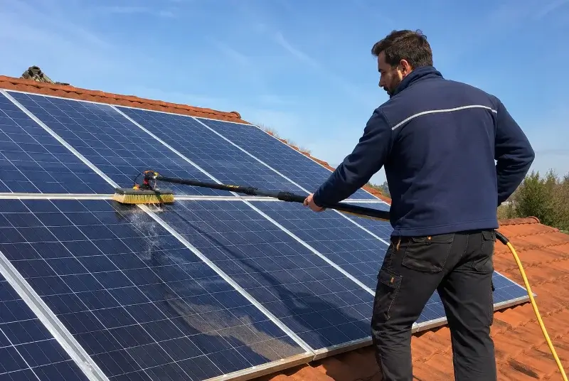 Nettoyage et entretien de panneaux solaires à Châtillon-sur-Chalaronne